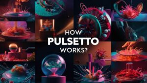 Wellness Technology byPulsetto delivering gentle electrical pulses to stimulate the vagus nerve.